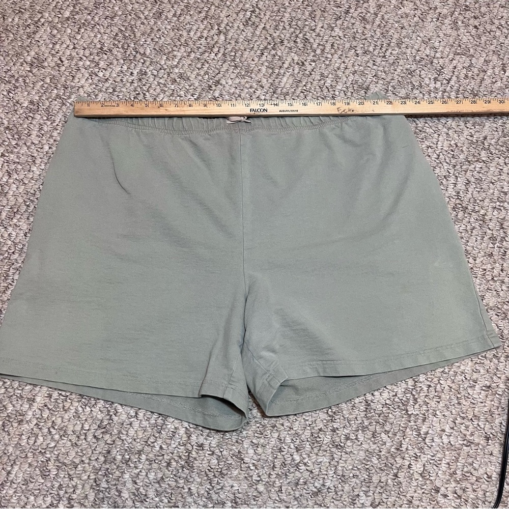 Cherokee Olive Green Athletic Shorts women’s plus size 22 Drawstring waist